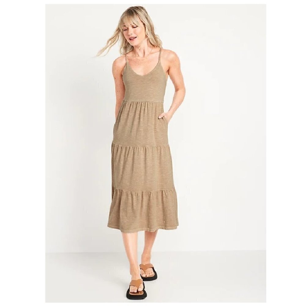 Old Navy Tiered Midi Dress